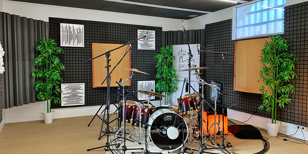 estudio grabación de baterías